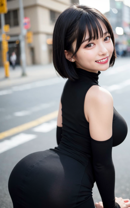 AIグラビア写真　セクシー　エロ画像　巨乳　女の子　お尻　shibuya shinjuku japan kawaii moe